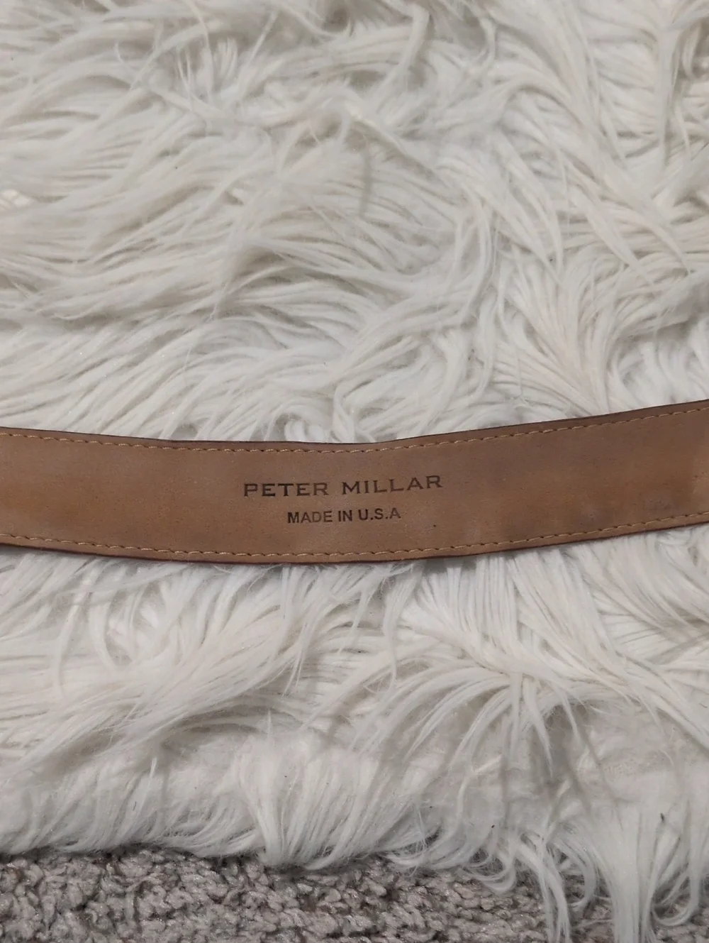 Peter Millar Genuine Crocodile Belt
